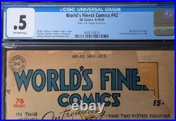 World's Finest Comics # 42 CGC. 5 (1949)