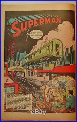 World's Finest Comics #6 (Summer 1942, DC) The Metal Man vs Superman, Aquaman
