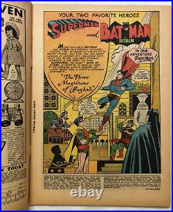 World's Finest Comics #79 Batman Superman Robin Cover Golden Age Comic