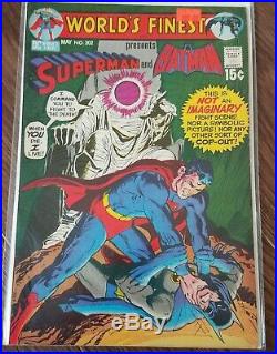 World's Finest DC Comic Run Lot o 18 Silver Age Superman Batman 175 202 203 205