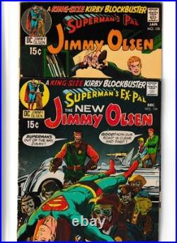 Wow? Superman's Pal Jimmy Olsen Lot Run #'s 134/135? Free Shipping