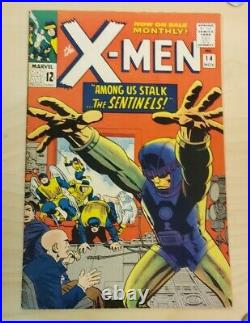 X-men # 14 1965 Stan Lee & Kirby 1st Appearance Of The Sentinels Never Pressed